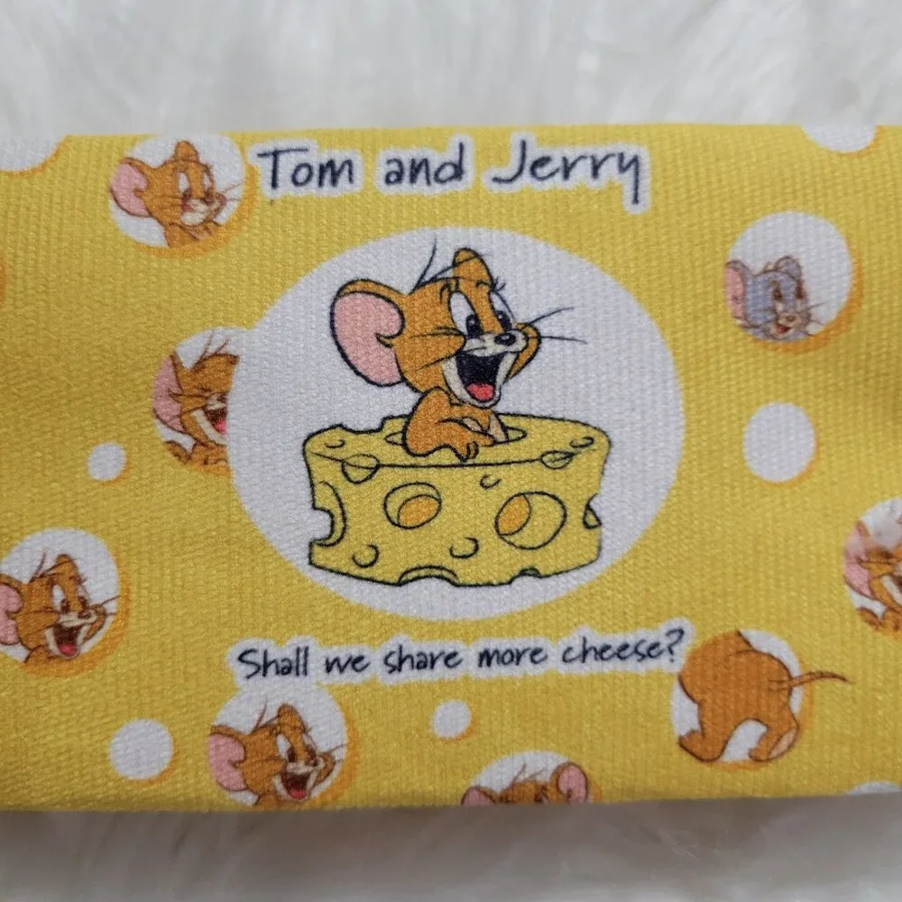Tom & Jerry Cheese Themed Cosmetic Bag